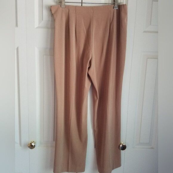 Coldwater Creek Tan Flat Front Dress Pants Size 12P - Picture 7 of 7